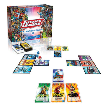 DC Comics Card Game Justice League Ultimate Battle Cards *Fransk versjon *