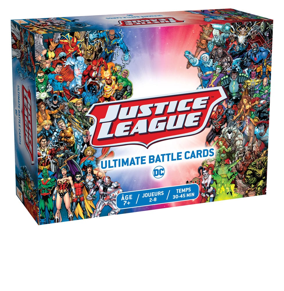 DC Comics Card Game Justice League Ultimate Battle Cards *Fransk versjon *