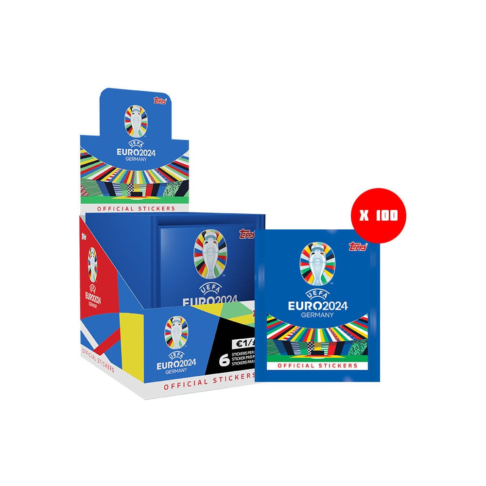 UEFA EURO 2024 Sticker Collection Booster Display (100)