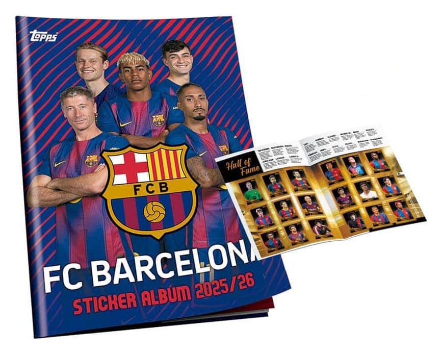 FC Barcelona 2025/26 stickerverzameling albumset