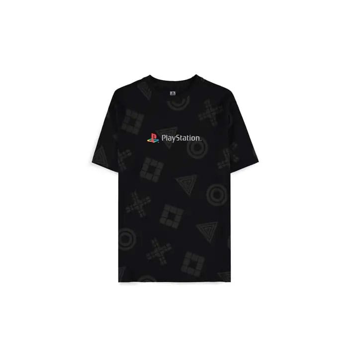 Her Yerde PlayStation Tişört Logosu Baskı