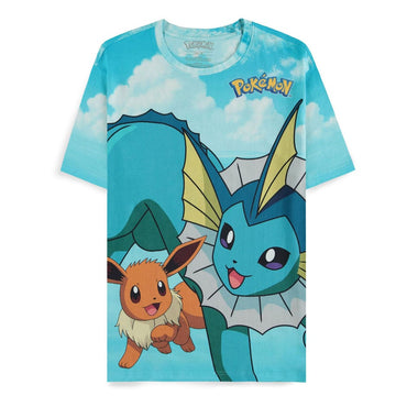 T-shirt pokémon mirage aop eevee evolutions