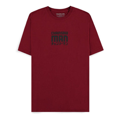 Kettingzaag Man T-Shirt Smile Bordeaux