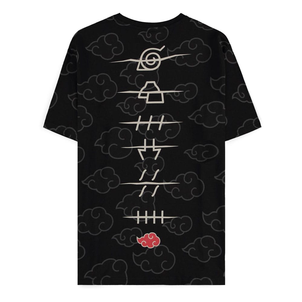 Naruto Shippuden T-Shirt Akatsuki all over