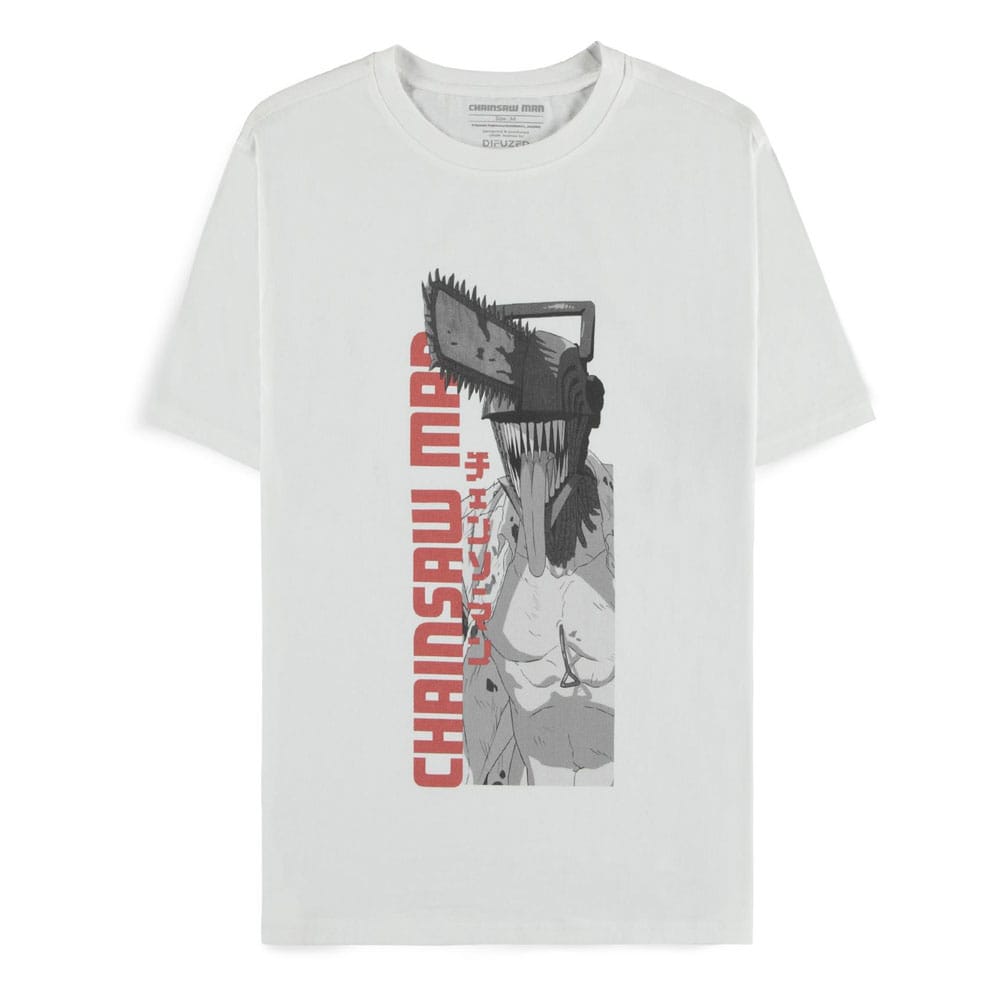 T-Shirt Homme Tronçonneuse Homme Tronçonneuse Blanc