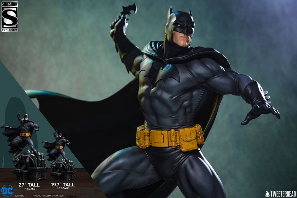 DC Comics Maquette 1/4 Batman (sort og grå udgave) 66 cm