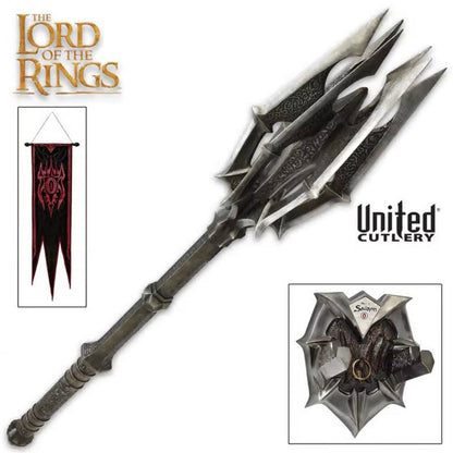 El señor de los anillos réplica 1/1 maza de sauron con un anillo