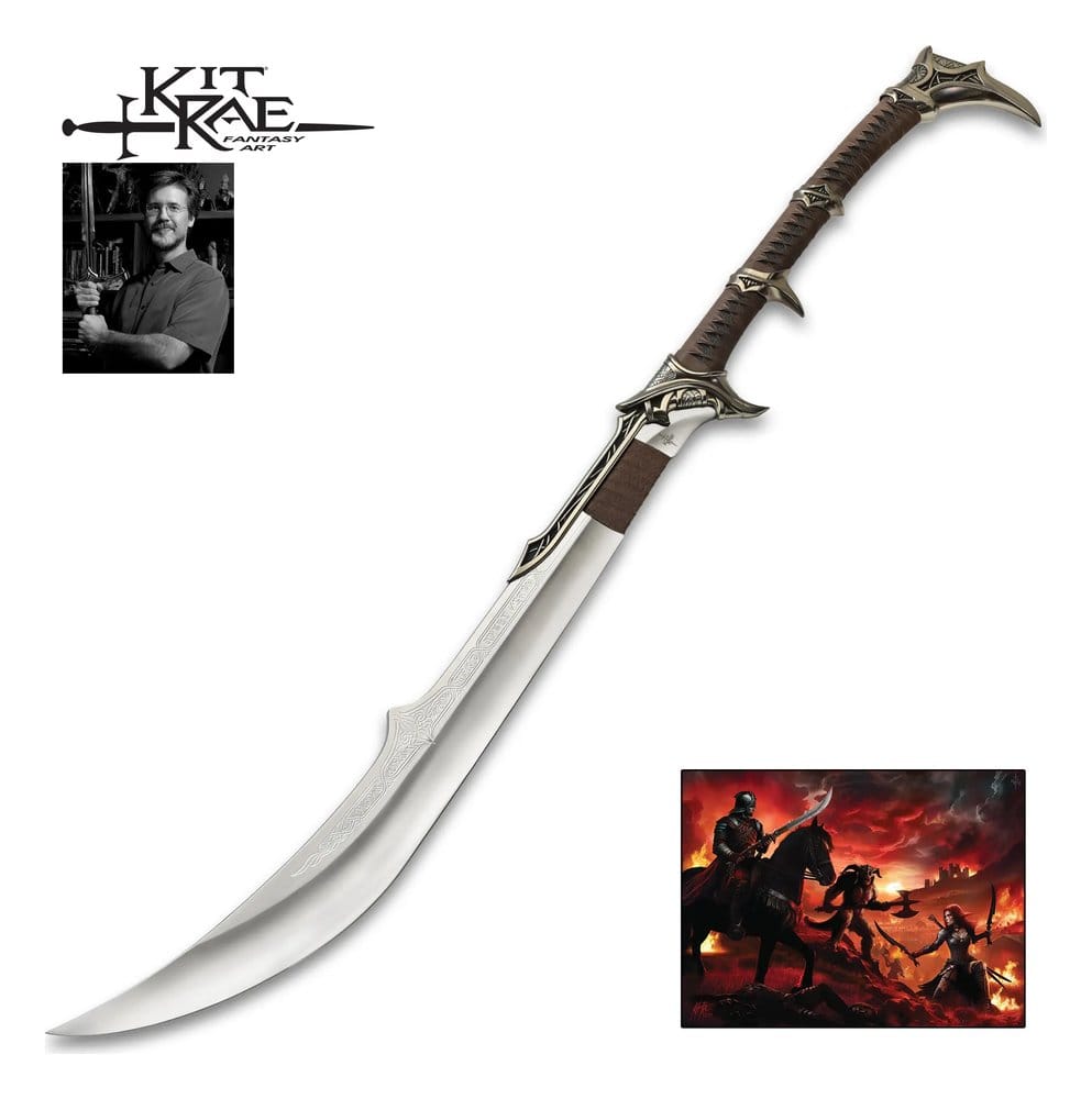 Kit Rae Spade degli Antichi Replica Spada da Guerra Savathos-Mithrodin 111 cm
