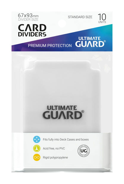 Ultimate Guard -Kartenteiler Standardgröße (10) - transparent