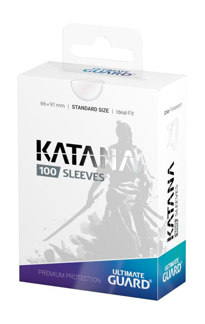 Ultimate Guard Katana Sleeves Standard Size (100) - Transparent