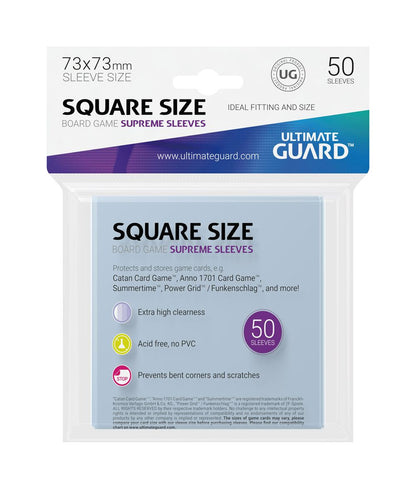 Ultimate Guard Supreme Sleeves til brætspilskort firkantet (50)