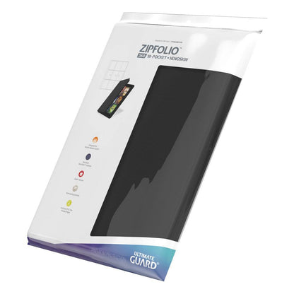 Ultimate Guard Zipfolio 360 18-poche Xenoskin - noir