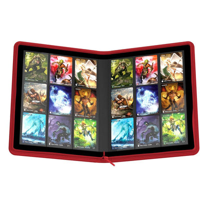 Ultimate Guard Zipfolio 360 18 cep Xenoskin - Kırmızı
