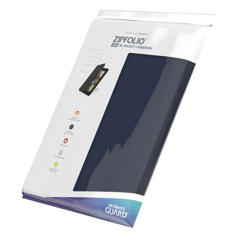 Ultimate Guard Zipfolio 360 18 -lommer Xenoskin - Blå