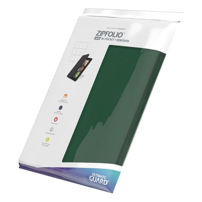 Ultimate Guard Zipfolio 360 18 -lommer Xenoskin - Grøn