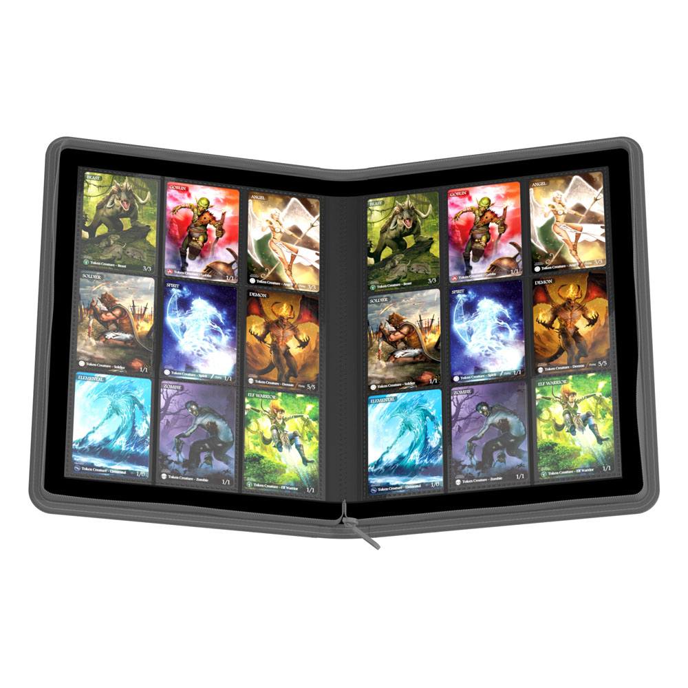 Ultimate Guard Zipfolio 360 18 -lommer Xenoskin - Grå