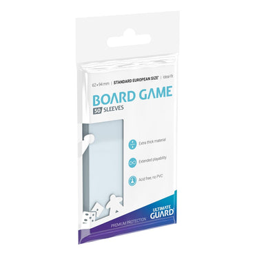 Ultimate Guard Board Game Sleeves (50) - Standard europeisk