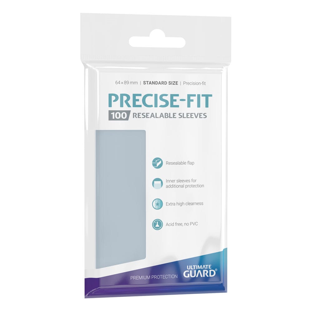 Ultimate Guard präzise -fit -Ärmelgröße (100) - wiederverschließbar