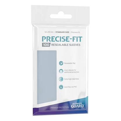 Ultimate Guard präzise -fit -Ärmelgröße (100) - wiederverschließbar