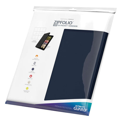 Ultimate Guard Zipfolio 480 24 -Pocket Xenoskin - Blue