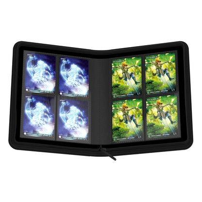 Ultimate Guard Zipfolio 160 8 -lommer Xenoskin - Sort