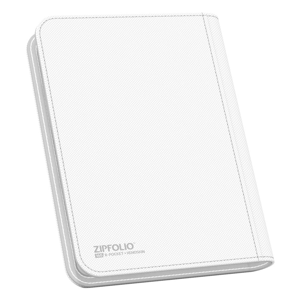 Ultimate Guard Zipfolio 160 8 -lommer Xenoskin - Hvid