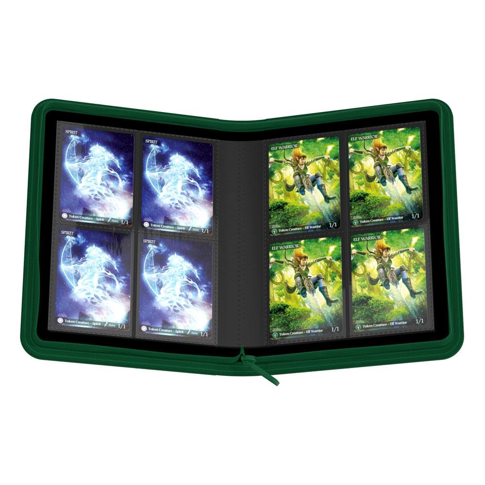 Ultimate Guard Zipfolio 160 8 -džep Xenoskin - Zeleno