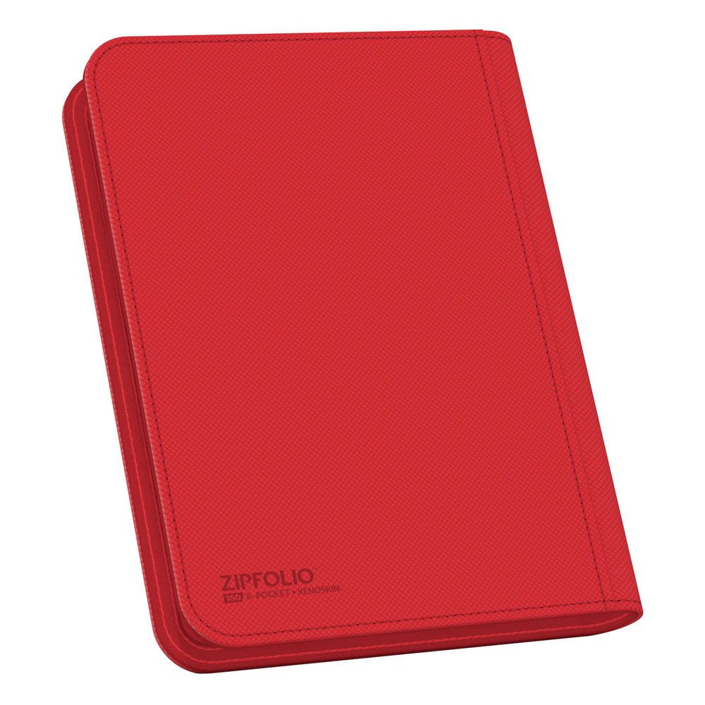 Ultimate Guard Zipfolio 160 8-Pocket Xenoskin - Red