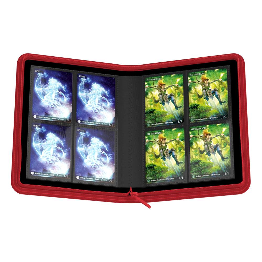 Ultimate Guard Zipfolio 160 8 -lommer Xenoskin - Rød