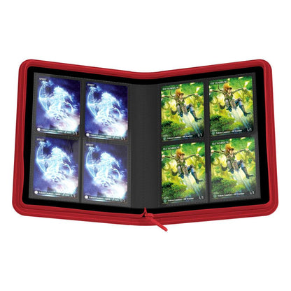 Ultimate Guard Zipfolio 160 8 -lommer Xenoskin - Rød