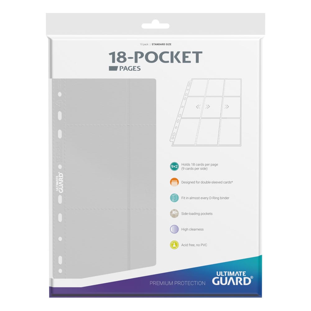 Pagine a 18 tasche di guardia Ultimate (10)-Bianco