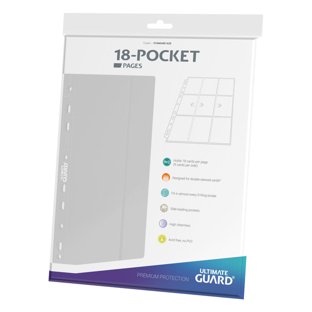 Pagine a 18 tasche di guardia Ultimate (10)-Bianco