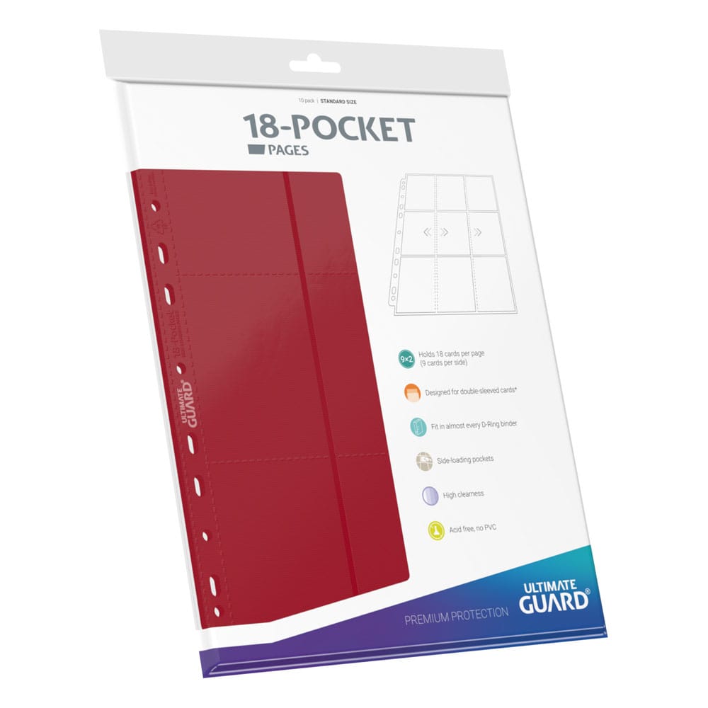 Pagine a 18 tasche per la guardia Ultimate (10)-ROSSO