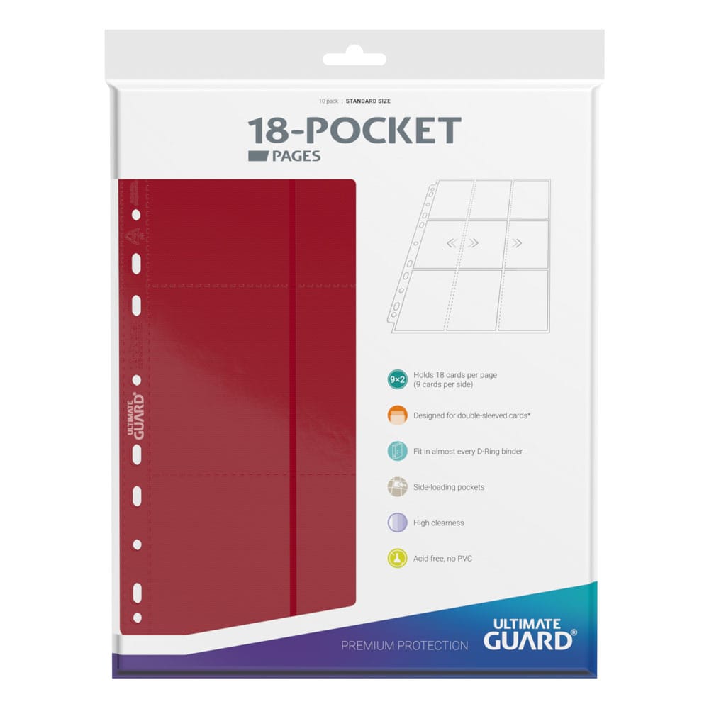Pagine a 18 tasche per la guardia Ultimate (10)-ROSSO