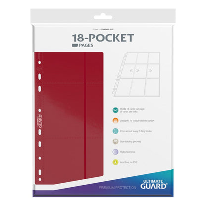Pagine a 18 tasche per la guardia Ultimate (10)-ROSSO