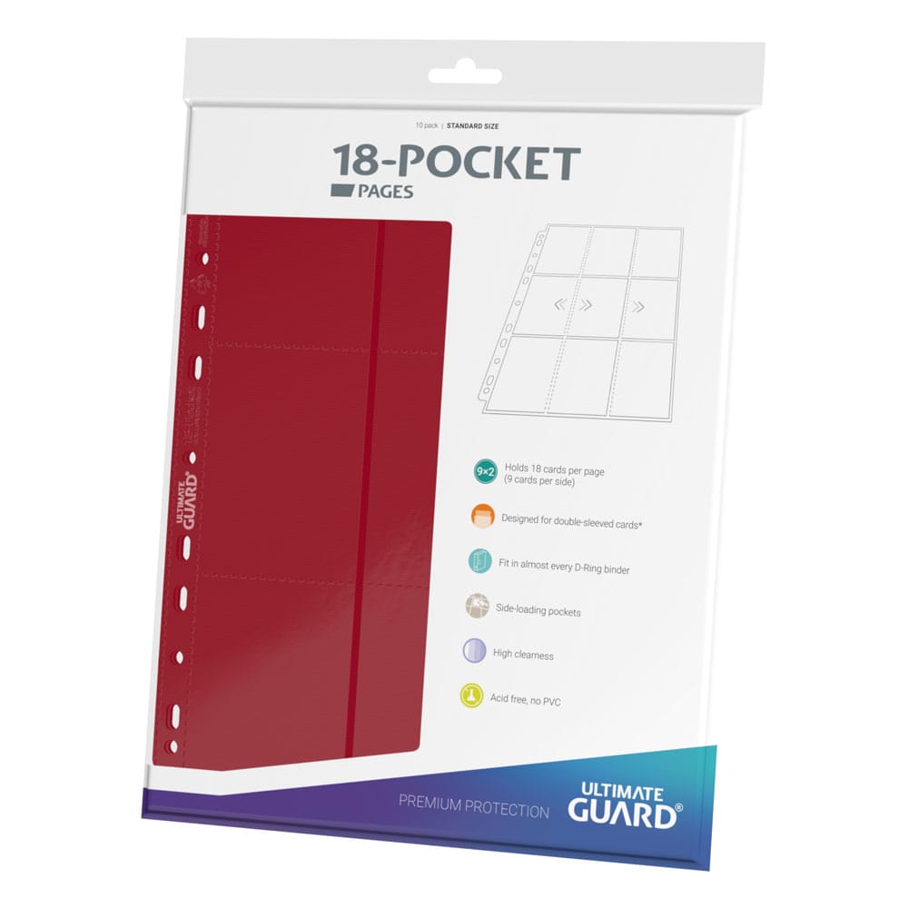 Pagine a 18 tasche per la guardia Ultimate (10)-ROSSO