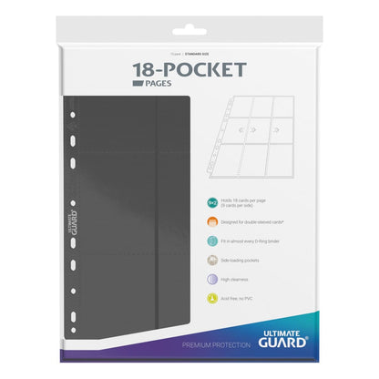 Ultimate Guard 18 cep sayfaları Yan Yükleme (10)-Gri