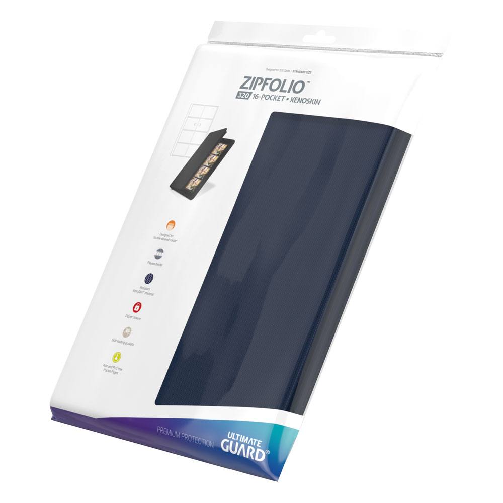 Ultimate Guard Zipfolio 320 16 tasche Xenoskin - Blu