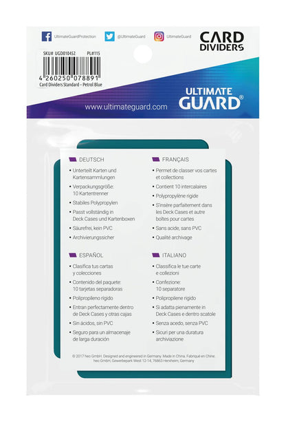 Ultimate Guard Card Divider Standardstorlek (10) - Bensin