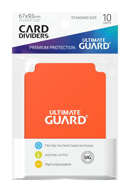 Ultimate Guard Card Dividers Standaardgrootte (10) - Oranje