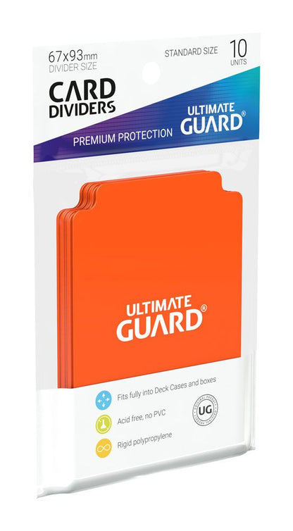 Ultimate Guard Card Dividers Standaardgrootte (10) - Oranje