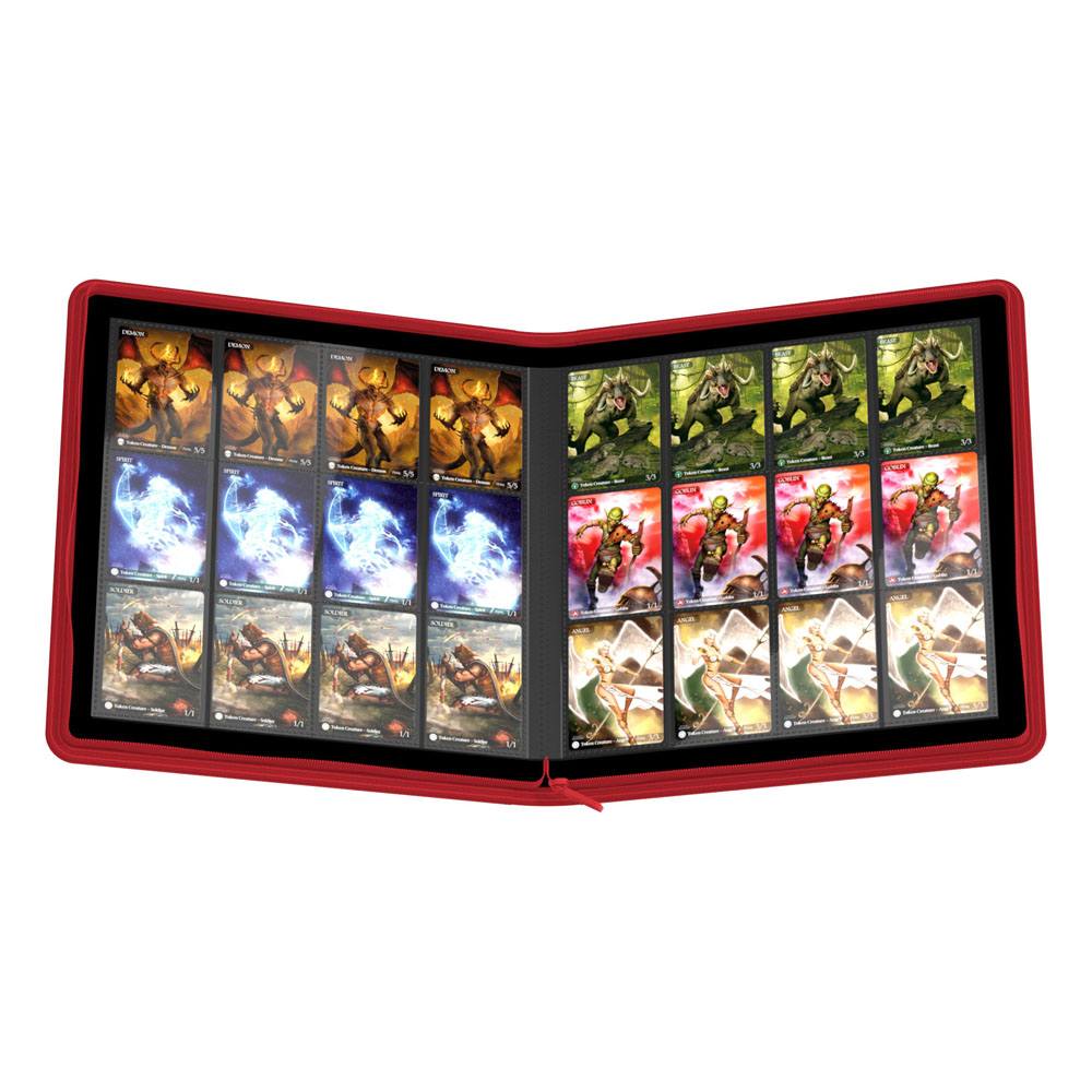 Ultimate Guard Zipfolio 480 24 -Pocket Xenoskin - Rød