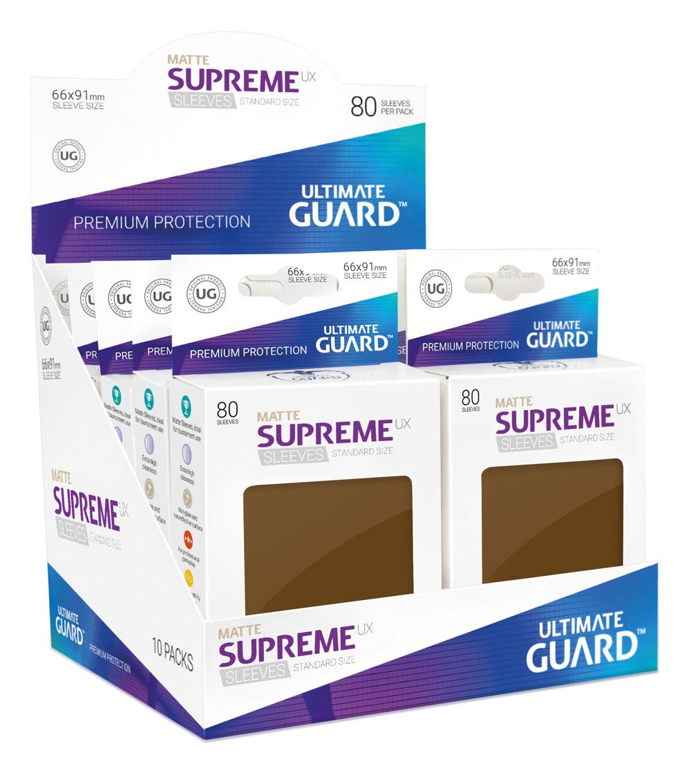 Ultimate Guard Supreme UX Kollu Standart Boyut Mat Kahverengi (80)