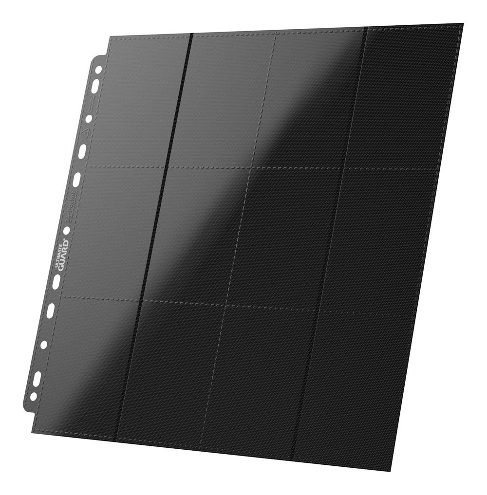 Ultimate Guard 24-Pocket Quadrow Pages sidobelastning (10)-svart