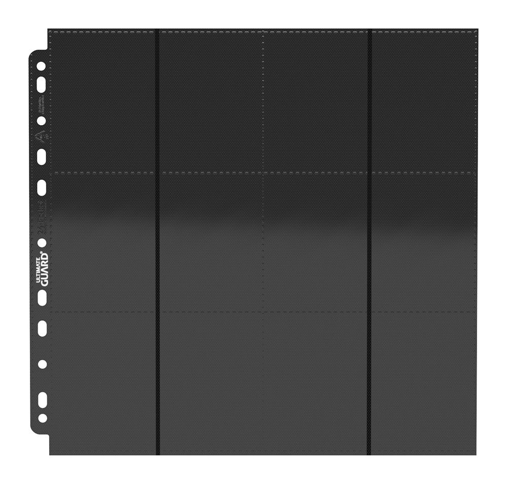 Ultimate Guard 24-Pocket Quadrow Pages sidobelastning (10)-svart