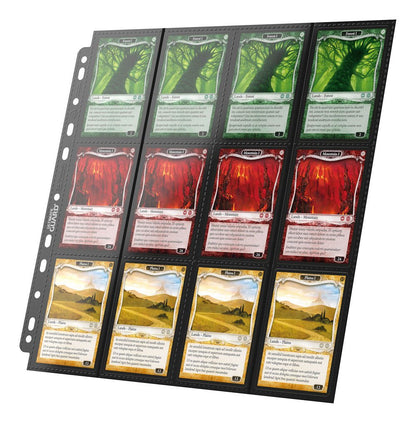Ultimate Guard 24-Pocket Quadrow Pages sidobelastning (10)-svart