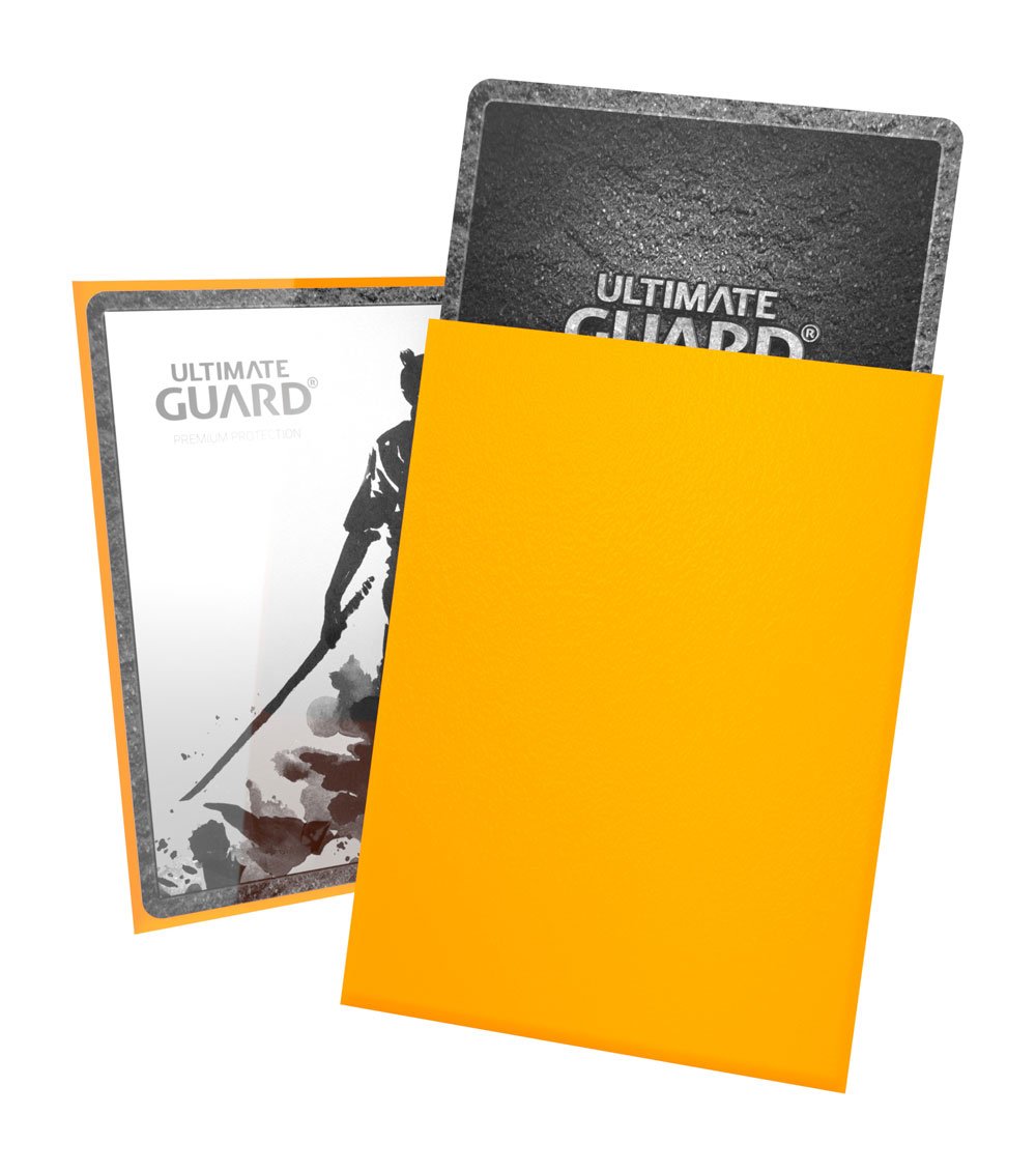 Dimensioni standard di guardia Katana Ultimate Guard (100) - Giallo