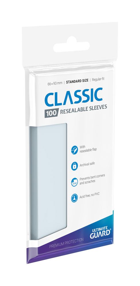 Ultimate Guard Classic Sleeves Standard Taille (100) - refermable
