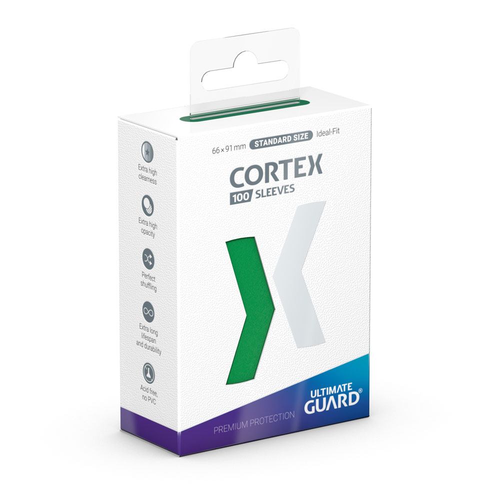Ultimate Guard Cortex ærmer Standardstørrelse (100) - Grøn