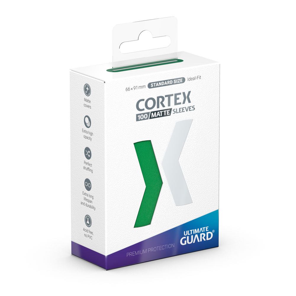 Ultimate Guard Cortex Manges Tamaño estándar Matte (100) - Verde